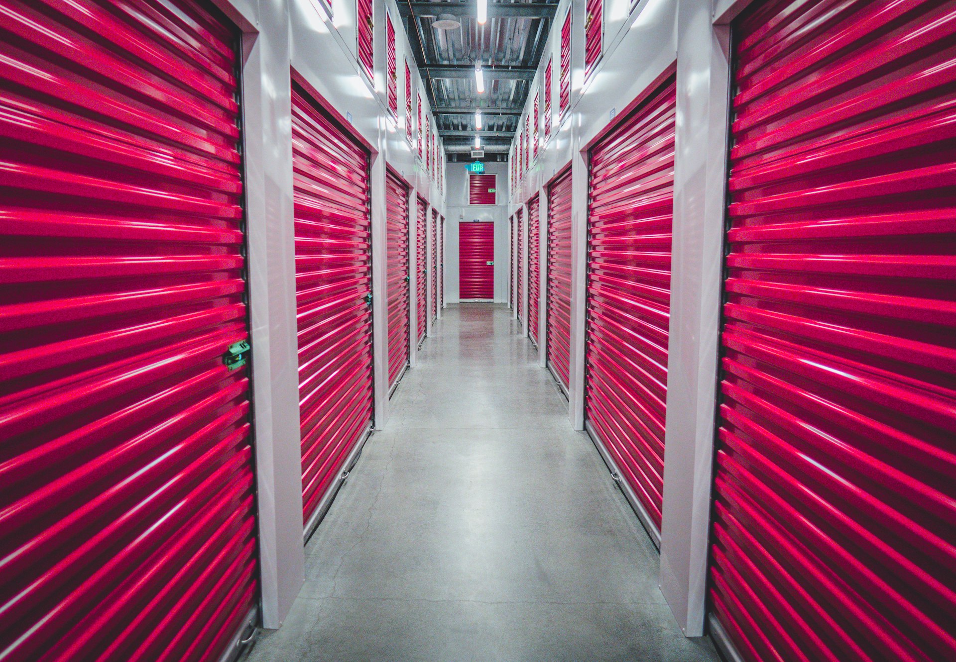 purple shutter doors